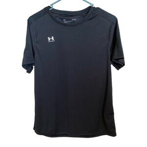 Under Armour women's fitted short sleeve black t-shirt with stretch size large